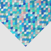 マーメはかりで測ド、アクア、シェルピンク、コバルト 薄葉紙 (詳細)