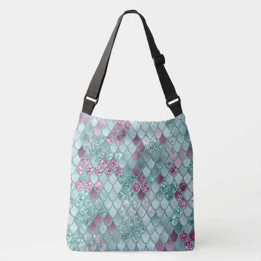 マーメはかりで測ドGlam #15 (フェイクグリッター)#decor #art クロスボディバッグ (正面)