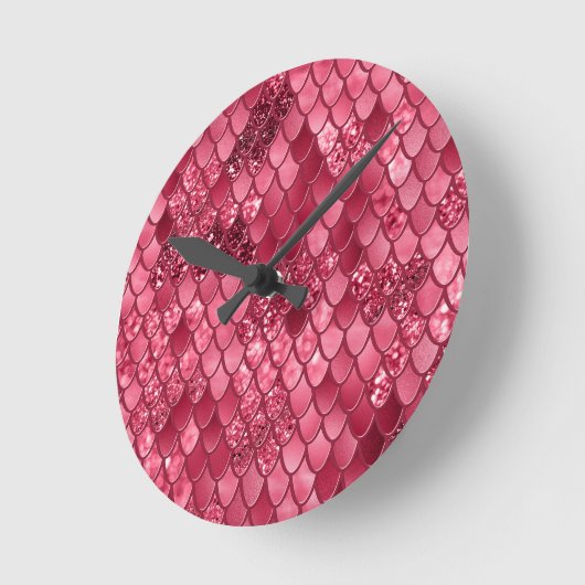 マーメはかりで測ドGlam #2 (フェイクグリッター)#decor #art ラウンド壁時計 (傾斜)