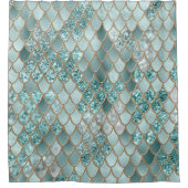 マーメはかりで測ドGlam #4 (フェイクグリッター)#decor #art シャワーカーテン (正面)