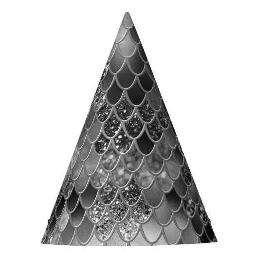 マーメはかりで測ドGlam #6 (フェイクグリッター)#decor #art パーティーハット (正面)