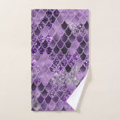 マーメはかりで測ドGlam #7 (フェイクグリッター)#decor #art バスタオルセット (ハンドタオル)