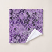 マーメはかりで測ドGlam #7 (フェイクグリッター)#decor #art バスタオルセット (ウォッシュタオル)