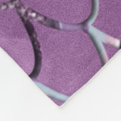 マーメイはかりで測ドオンアクアパープルマーメイドグリッター#2 フリースブランケット (角)