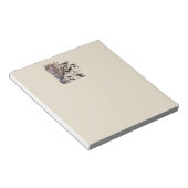 マーメイズヴィンテージビクトリアンイラストレーション ノートパッド (アングル)