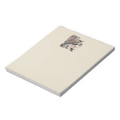 マーメイズヴィンテージビクトリアンイラストレーション ノートパッド (回転)