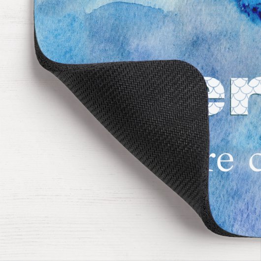 マーメイドおもしろいコーヒー引用文マウスパッド☕🧜 ‍ ♀️ マウスパッド (コーナー)