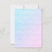 マーメイドおもしろい・プン・マー・メイド彼女の日の避難所 サンキューカード (裏面)