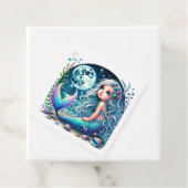 マーメイドお洒落ガールバースデーパーティーありがとう フェイバータグ (インサイチュ)