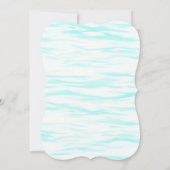 マーメイドお洒落ガールバースデーパーティー 招待状 (裏面)