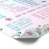 マーメイドお洒落ネーム誕生日ゲームとは ポスター (角)