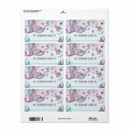 マーメイドお洒落ネーム誕生日ゲームとは ラベル