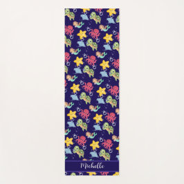 マーメイドお洒落レインボー海の誕生日パーティー ヨガマット