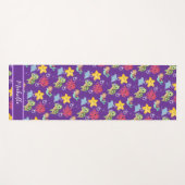 マーメイドお洒落レインボー海の誕生日パーティー ヨガマット (正面(横))