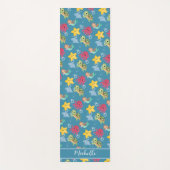 マーメイドお洒落レインボー海の誕生日パーティー ヨガマット (正面)