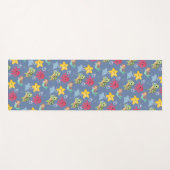 マーメイドお洒落レインボー海の誕生日パーティー ヨガマット (正面(横))