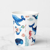 マーメイドお洒落レインボー海の誕生日パーティー 紙コップ (右)