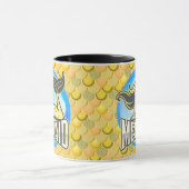 マーメイドかわいいイエローマグ マグカップ (中央)