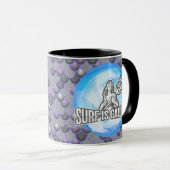 マーメイドかわいいグレーマグ マグカップ (正面右)