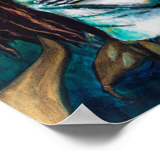 マーメイドが優しく抱き締めて ポスター (角)