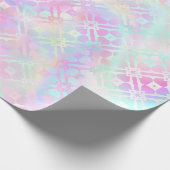 マーメイドきらめく虹色ピンク ラッピングペーパー (角)