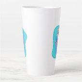 マーメイドといかり カフェラテマグ (正面)