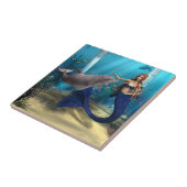 マーメイドとイルカ タイル (側面)