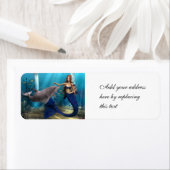 マーメイドとイルカ ラベル (インサイチュ)