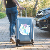 マーメイドとウミガメのシール シール (スーツケースインサイチュ)