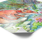 マーメイドとキツネ フォトプリント            (角)