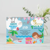 マーメイドとサメ兄弟姉妹の招待。 招待状 (スタンド正面)