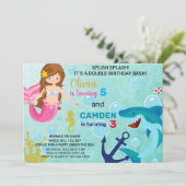 マーメイドとサメ兄弟姉妹の招待。 招待状 (スタンド正面)