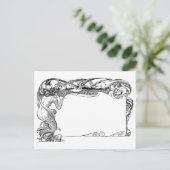 マーメイドとシーガル ポストカード (スタンド正面)