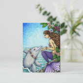 マーメイドとドルフィンの友人 ポストカード (スタンド正面)