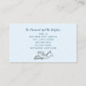 マーメイドとドルフィ航海のン 名刺 (裏面)