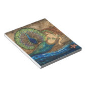 マーメイドとピーコック ノートパッド (アングル)