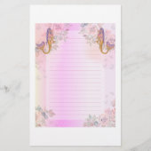 マーメイドとベビーアートby Renee Lavoie 便箋 (正面)