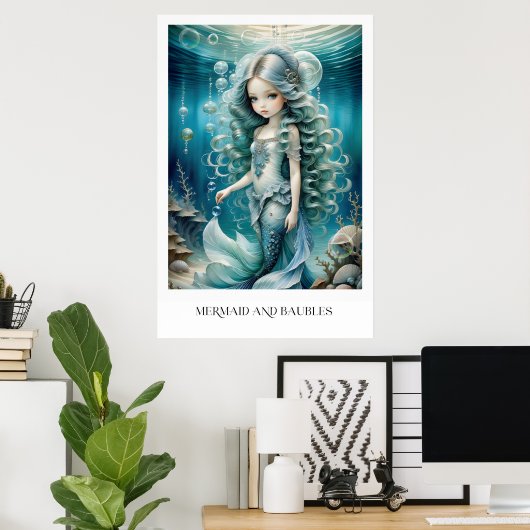 マーメイドとボーブル ポスター (ホームオフィス)