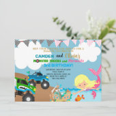 マーメイドとモンスタートラックの兄弟姉妹招待。 招待状 (スタンド正面)