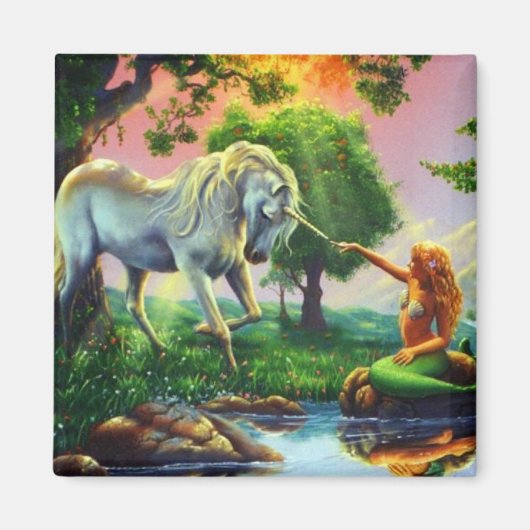 マーメイドとユニコーン マグネット (正面)