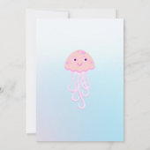 マーメイドと友達のガーリー誕生日パーティー サンキューカード (裏面)