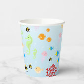 マーメイドと友達のガーリー誕生日パーティー 紙コップ (左)