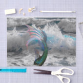 マーメイドと海ティッシュペーパー 薄葉紙 (クラフト)