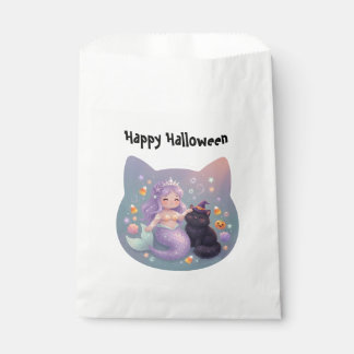 マーメイドと猫のハロウィンチャーム フェイバーバッグ