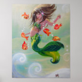 マーメイドと踊りフィッシュポスター ポスター (正面)