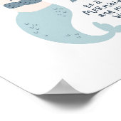 マーメイドになりなさい | 子供部屋のポスター ポスター (角)