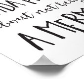 マーメイドになれないのに腹を立てたキンダ ポスター (角)