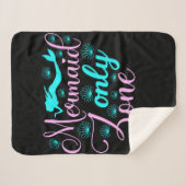 マーメイドのみのゾーン シェルパブランケット (正面(横))