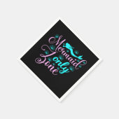 マーメイドのみのゾーン スタンダードカクテルナプキン (角)