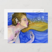 マーメイドのサマードリームはがき ポストカード (正面/裏面)